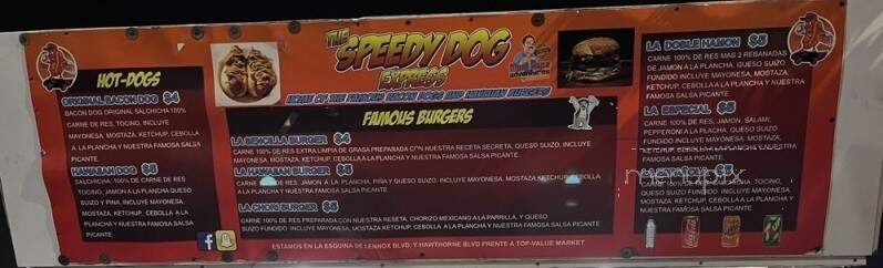 Speedy Dog Express - Inglewood, CA menu_pic