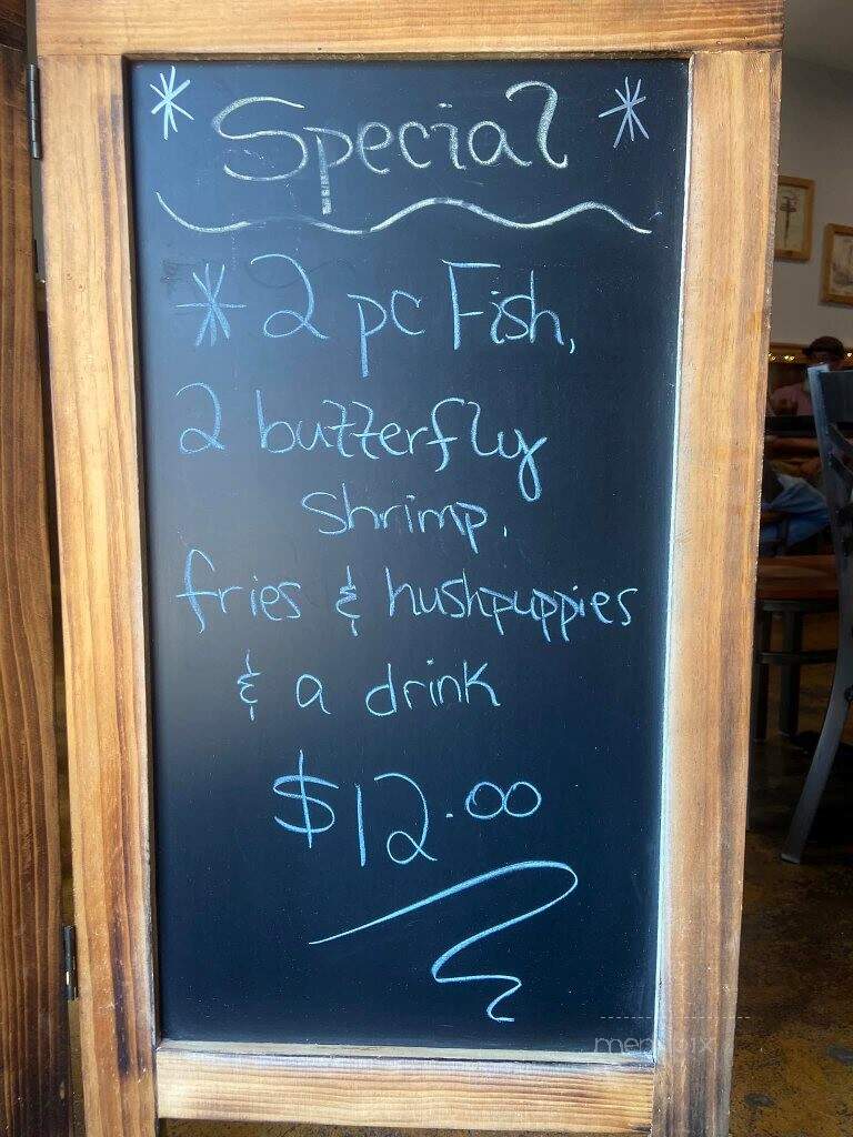 Oil Spill Restaurant - Madill, OK menu_pic