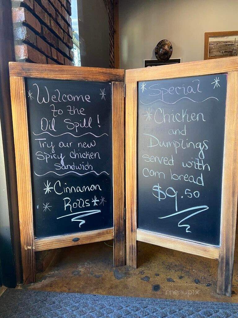 Oil Spill Restaurant - Madill, OK menu_pic