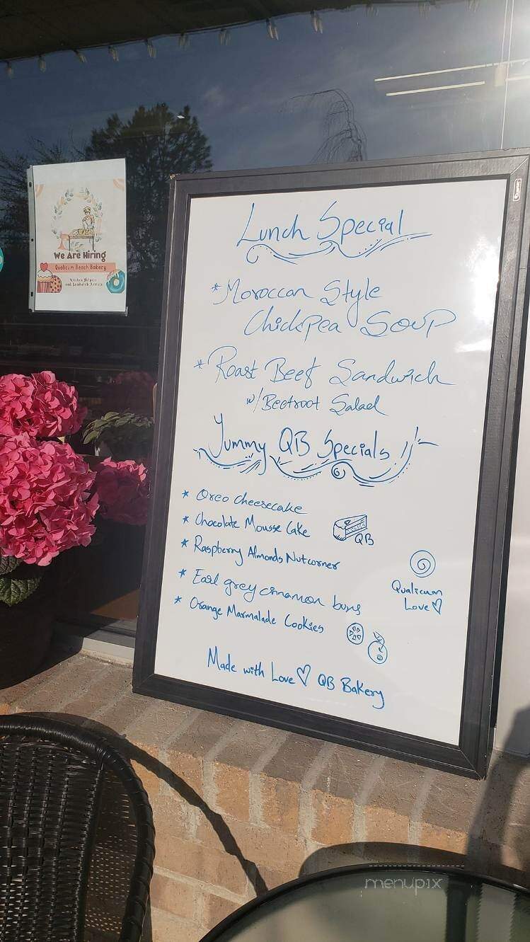 Qualicum Beach Bakery - Qualicum Beach, BC menu_pic