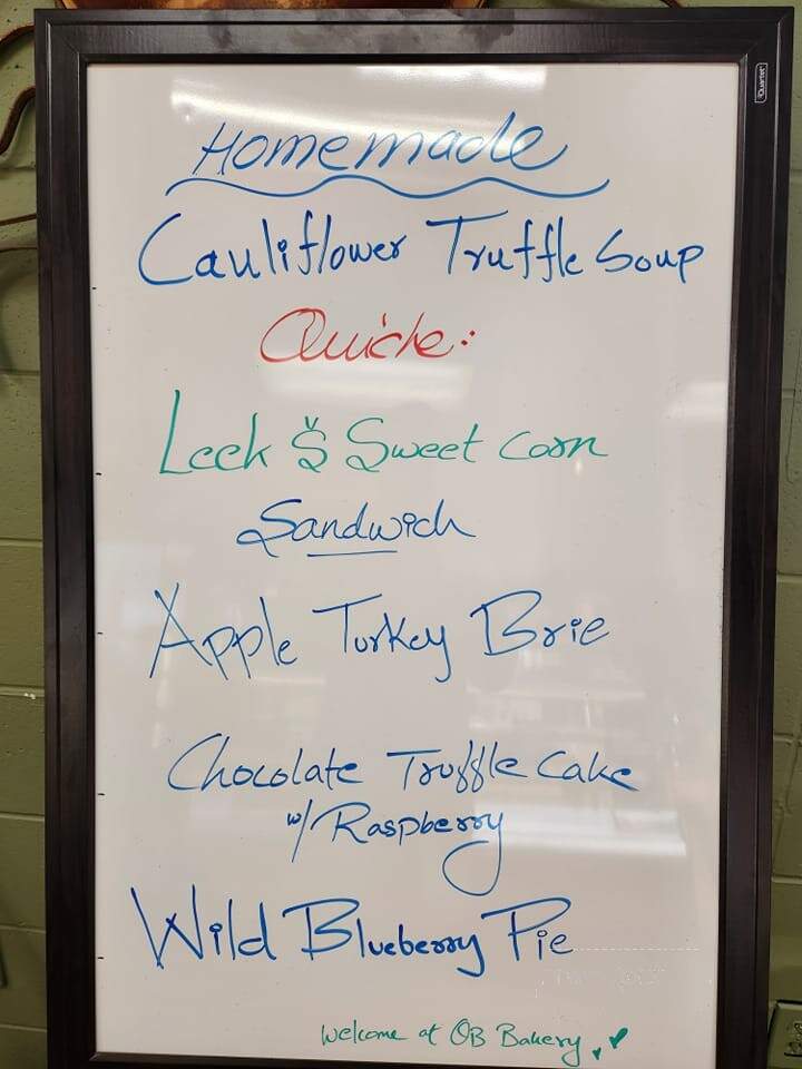 Qualicum Beach Bakery - Qualicum Beach, BC menu_pic