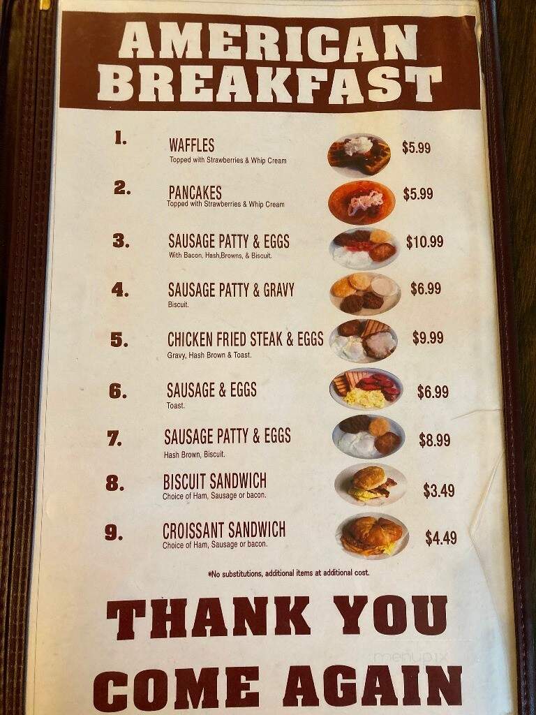 Aggies Cafe - Pleasanton, TX menu_pic