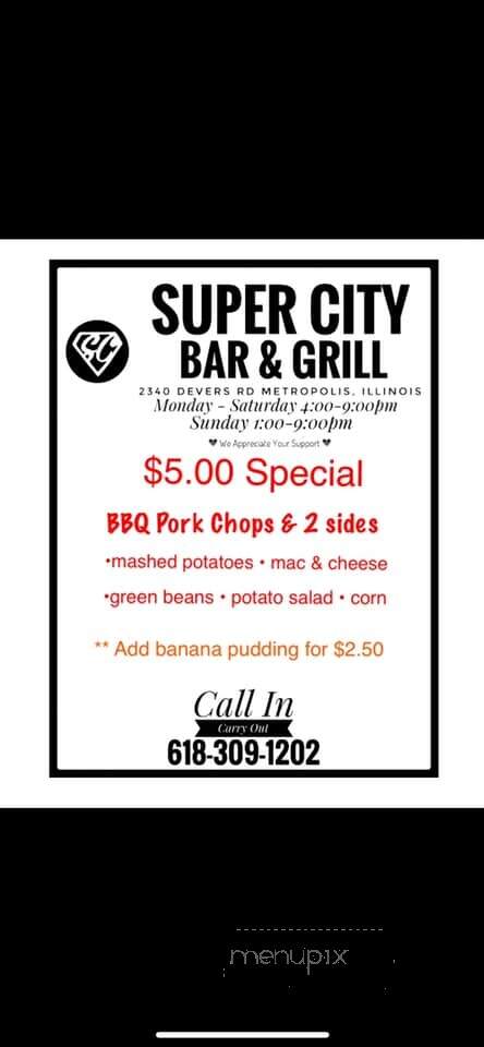 Super City Bar & Grill - Metropolis, IL
