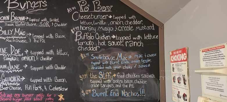 The Checkpoint Barbecue - Alfred, NY menu_pic