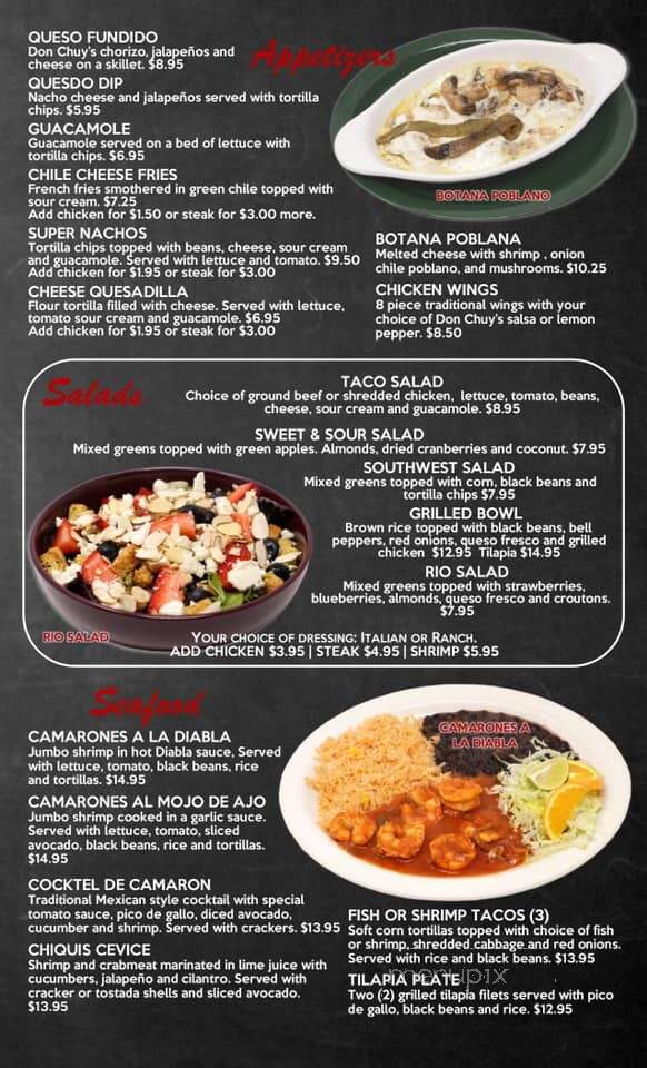 Los Dos Garcia's - Johnstown, CO menu_pic