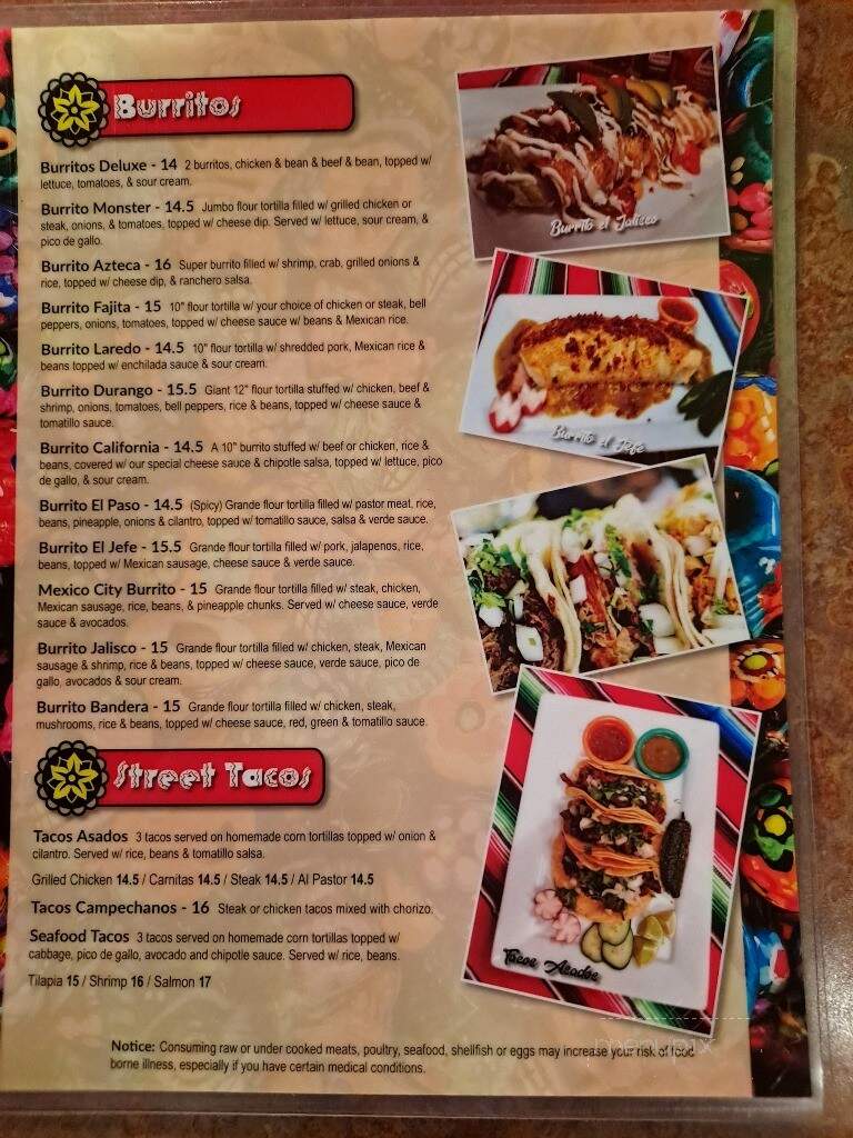 Taco Inc Mexican Bar and Grille - Warren, PA menu_pic