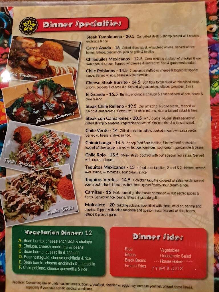 Taco Inc Mexican Bar and Grille - Warren, PA menu_pic