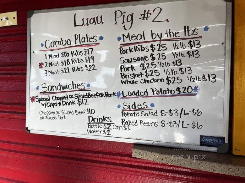 Luau Pig #2 BBQ - Stonewall, LA