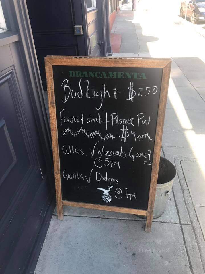 The Plough and the Stars - San Francisco, CA menu_pic