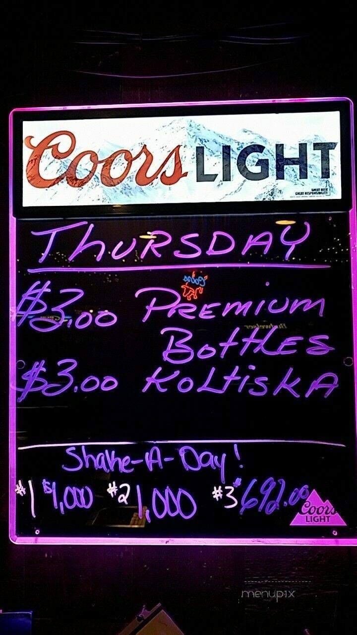 Sutton's Tavern - Sheridan, WY menu_pic