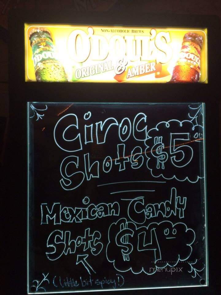Club Trinidad - San Bernardino, CA menu_pic