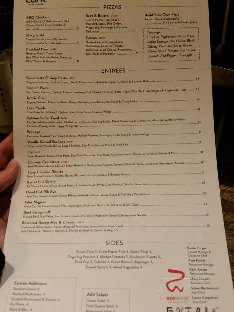 Grille At Watermark - Grand Rapids, MI menu_pic
