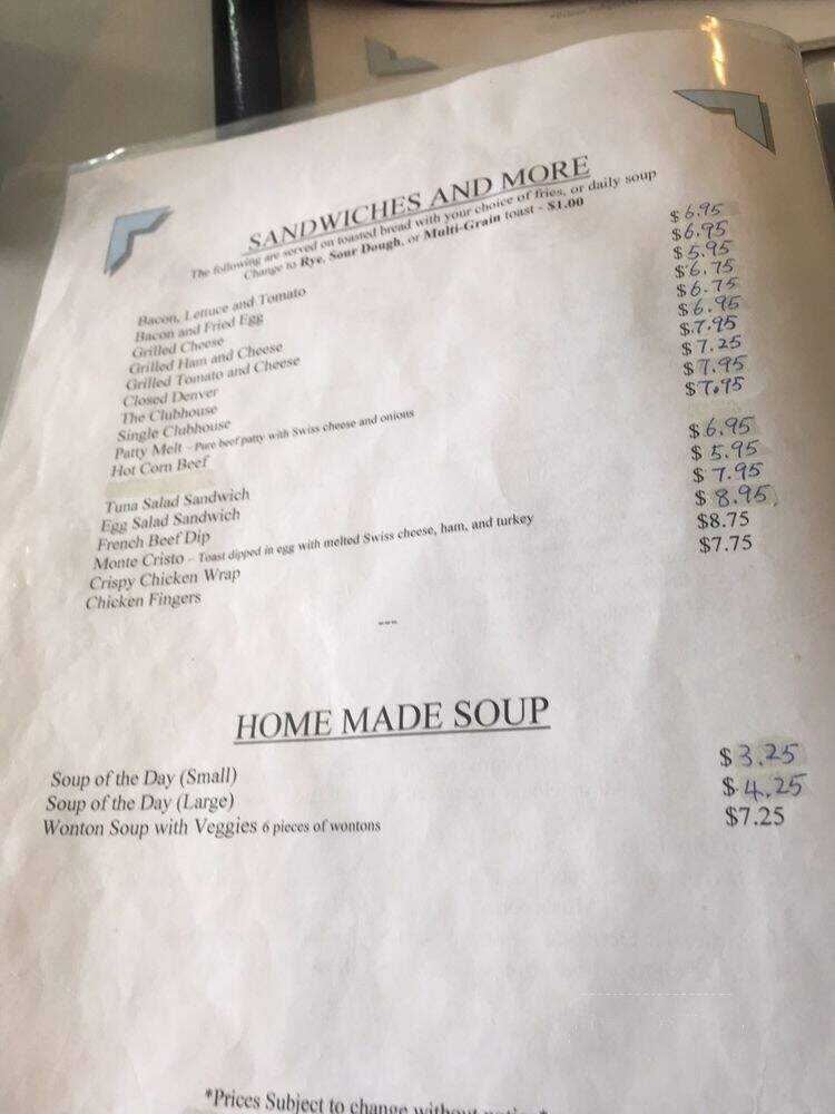 Amelia Restaurant - New Westminster, BC menu_pic