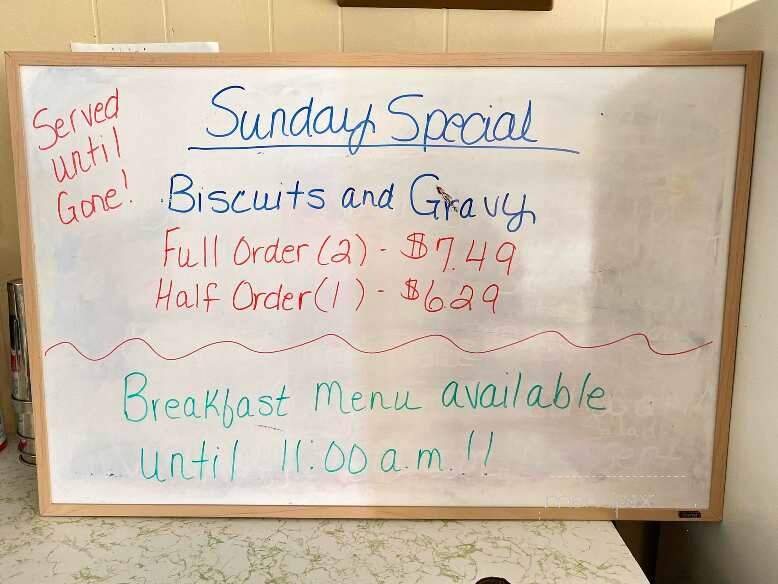 Rock Lake Cafe - Rocklake, ND menu_pic