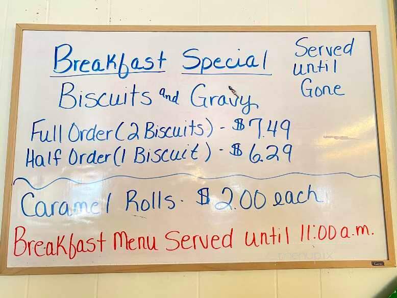 Rock Lake Cafe - Rocklake, ND menu_pic