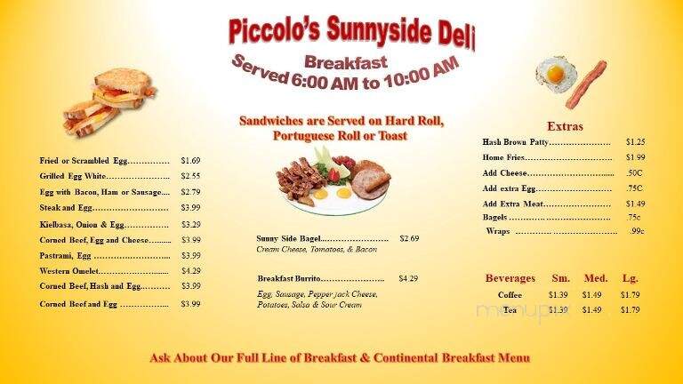 Piccolo's Sunnyside Deli - Shelton, CT