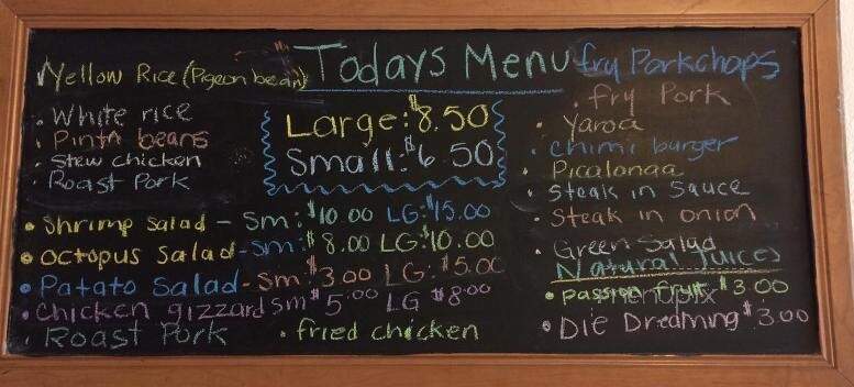 Picalonga Sabor Tropical - York, PA menu_pic