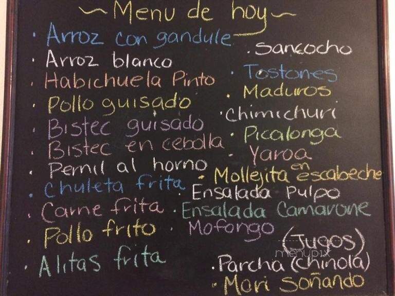 Picalonga Sabor Tropical - York, PA menu_pic