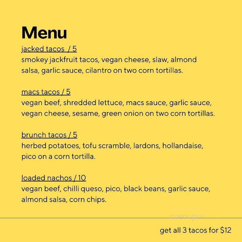 Revelstoke Cafe - Peterborough, ON menu_pic
