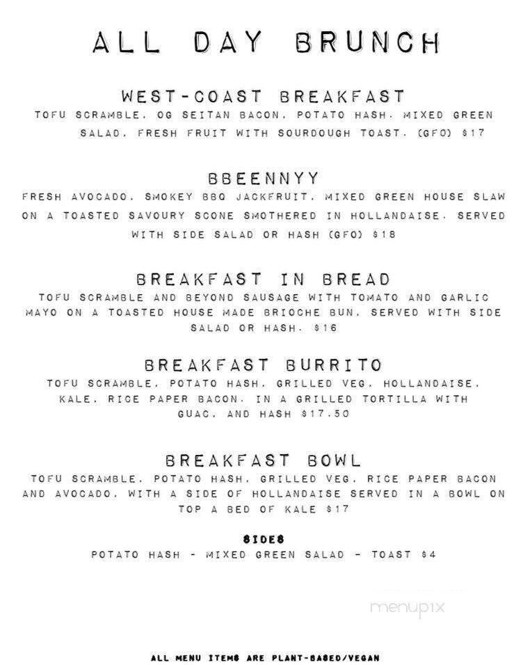 Revelstoke Cafe - Peterborough, ON menu_pic