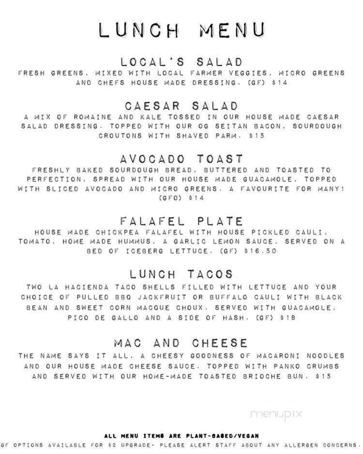 Revelstoke Cafe - Peterborough, ON menu_pic