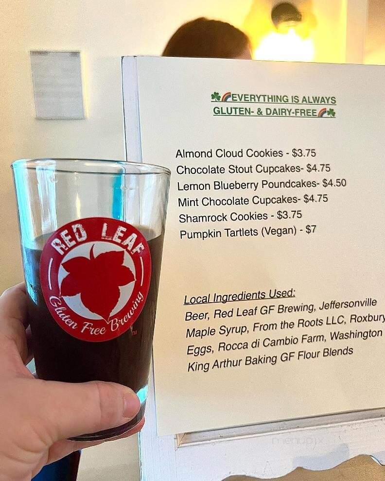 Red Leaf Gluten-Free Brewing - Jeffersonville, VT menu_pic