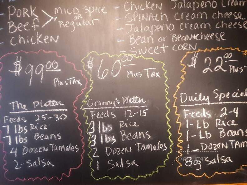 Granny's Tamales Walla Walla - Walla Walla, WA menu_pic