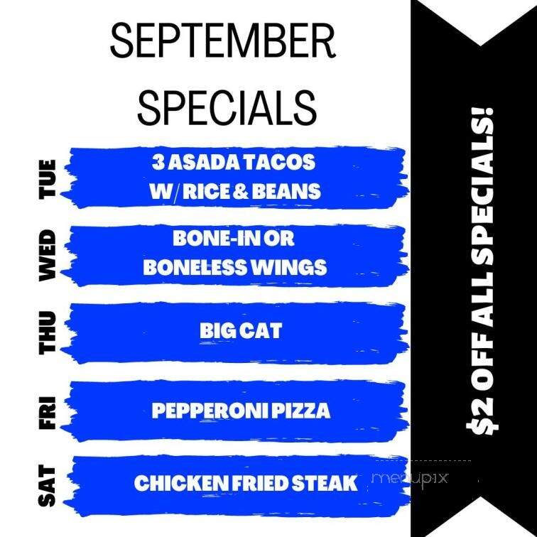 Pitchers - Warden, WA menu_pic