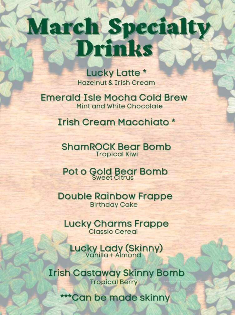 Little Bear Coffee Co - Terre Haute, IN menu_pic