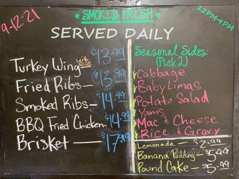 Smoked Fresh - Fayetteville, NC menu_pic