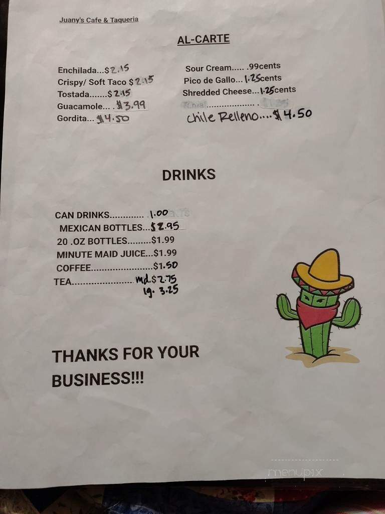 Juany's Cafe & Taqueria - Anson, TX