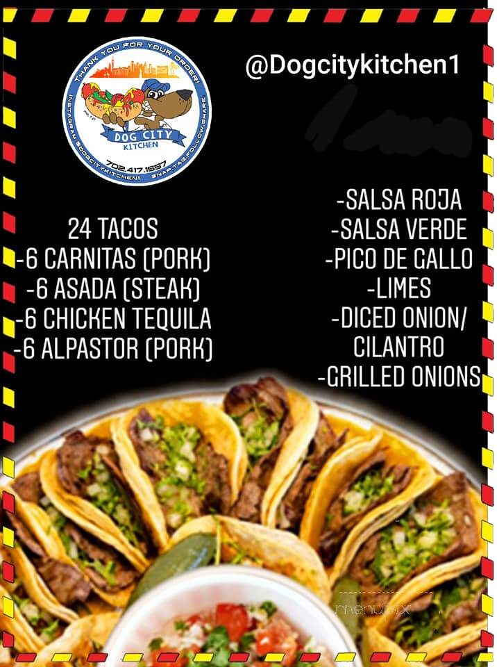 Dog City Kitchen - Las Vegas, NV menu_pic
