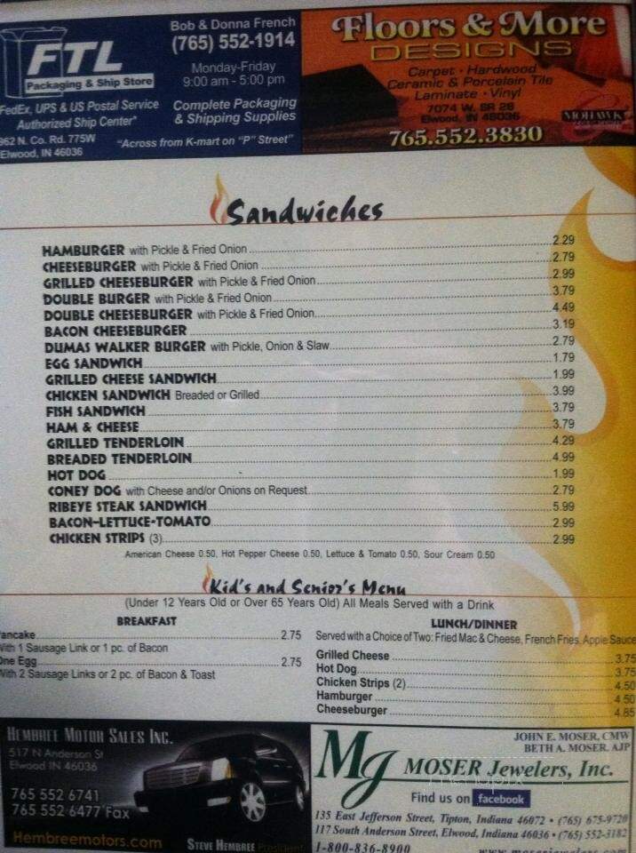 Roby's Grill - Elwood, IN menu_pic