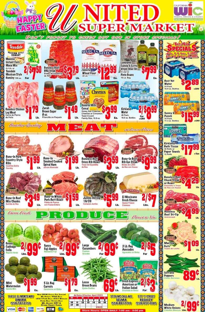 United Market Deli - Dinuba, CA menu_pic