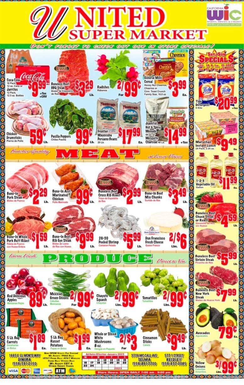 United Market Deli - Dinuba, CA menu_pic