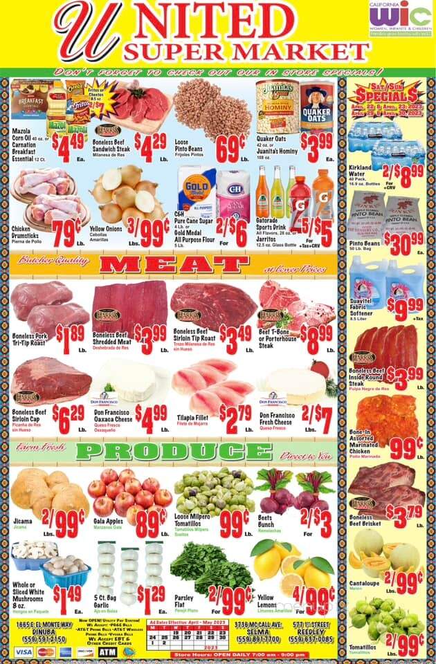 United Market Deli - Dinuba, CA menu_pic