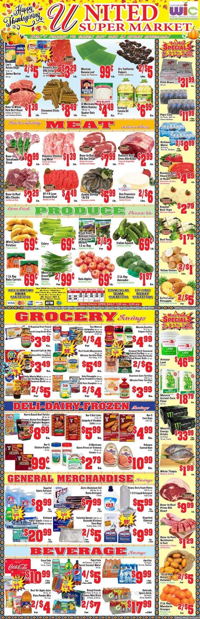 United Market Deli - Dinuba, CA menu_pic