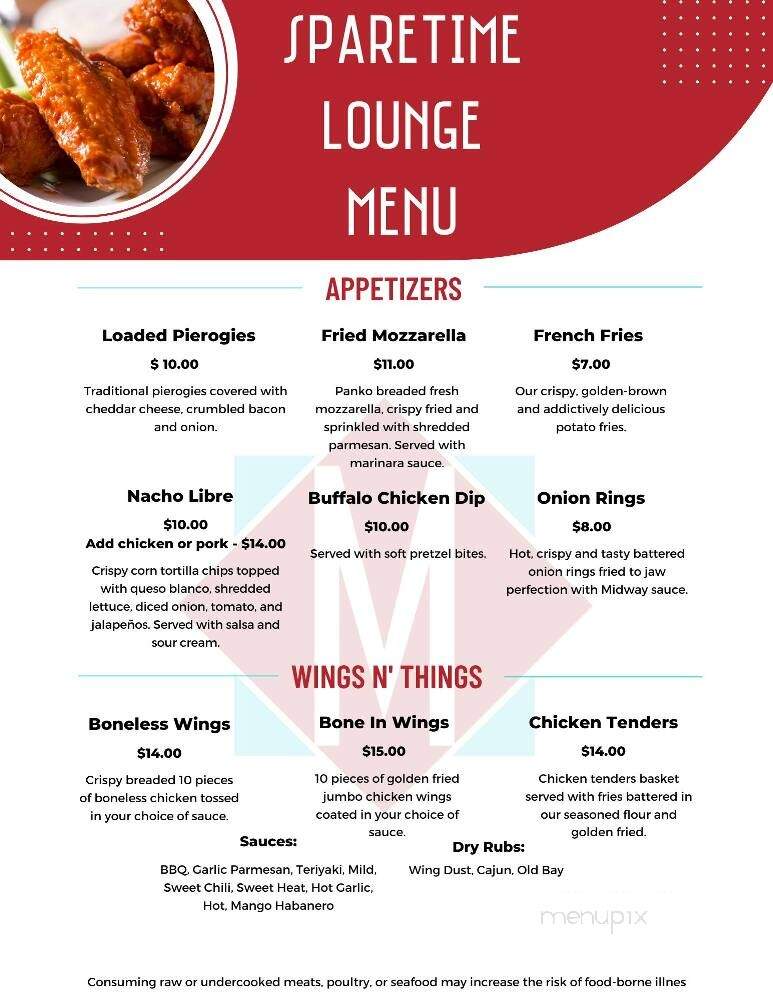 Midway Inn - Carlisle, PA menu_pic