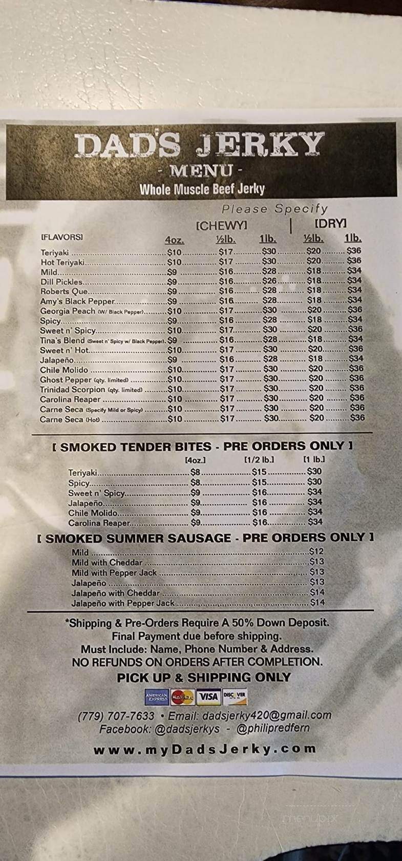 Kg9 Incorporated - Channahon, IL menu_pic