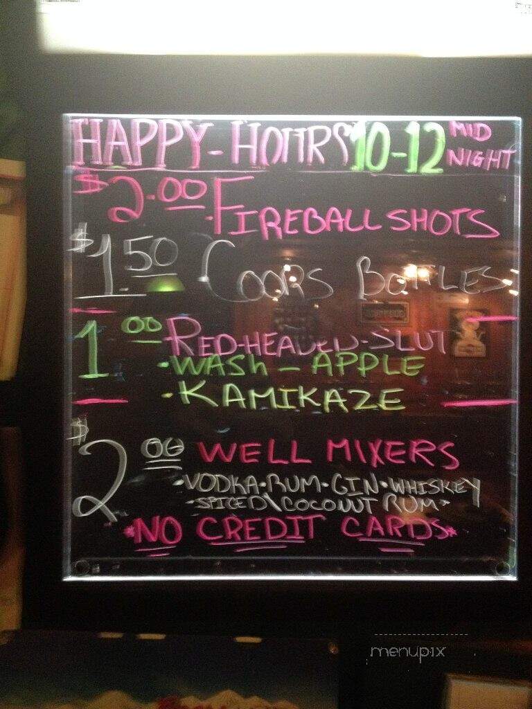 Cockeyed Oscars Place - Scranton, PA menu_pic