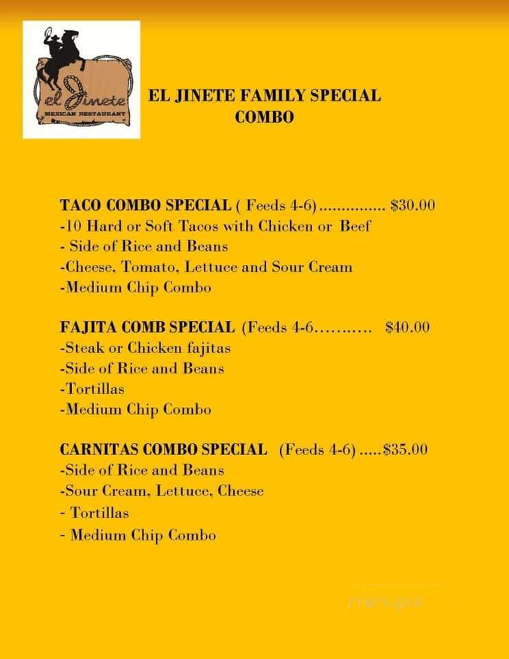 Molito's Mexican Grill - Powhatan, VA menu_pic