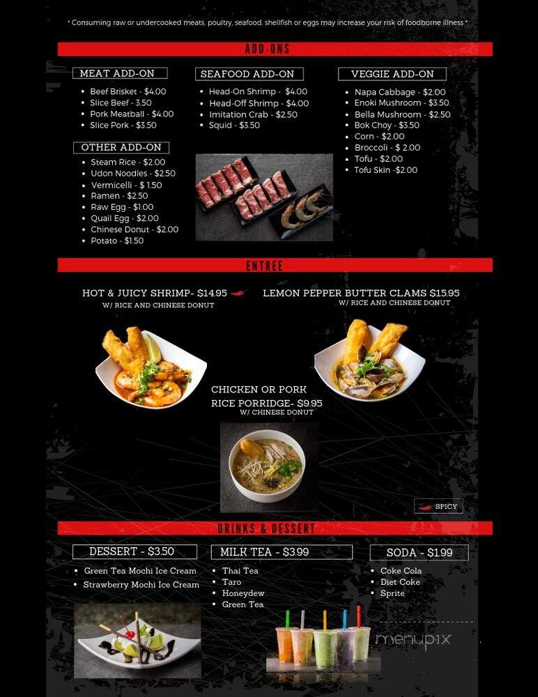 Hot Spot - Anchorage, AK menu_pic