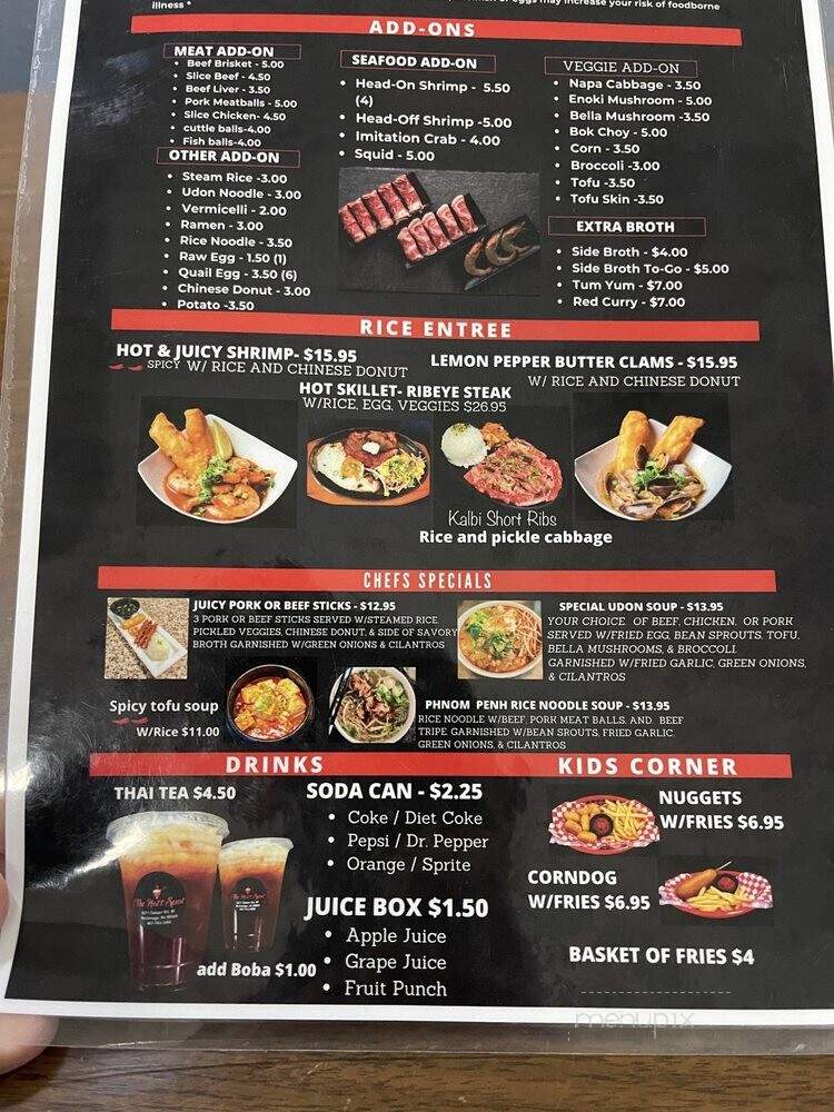 Hot Spot - Anchorage, AK menu_pic