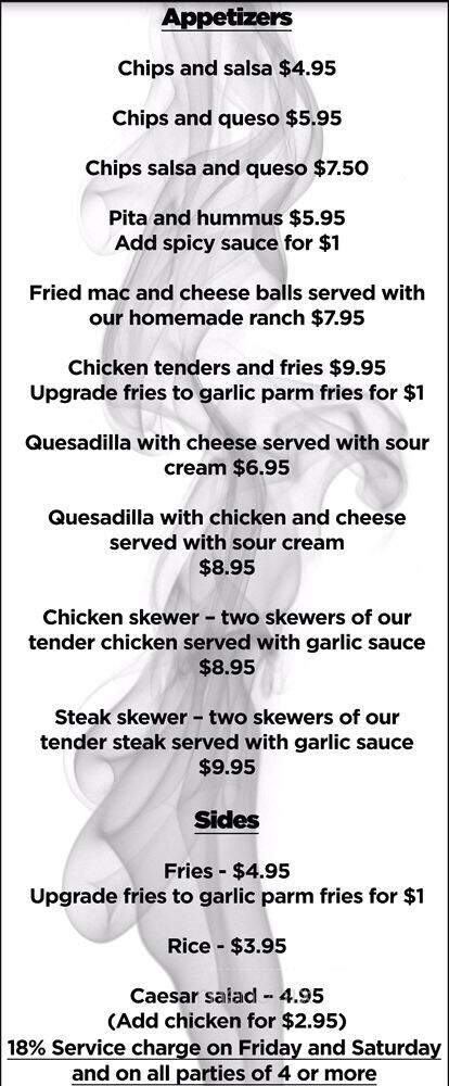 Hollywood Live - Hollywood, FL menu_pic
