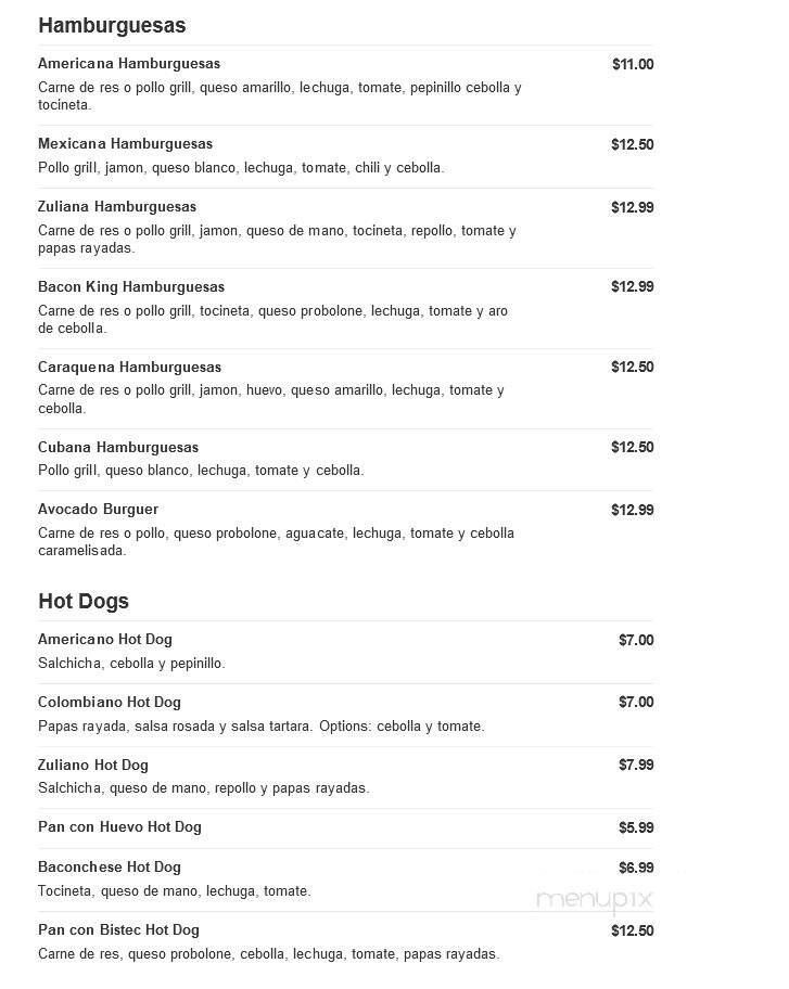 Paleta Mania - Miami, FL menu_pic