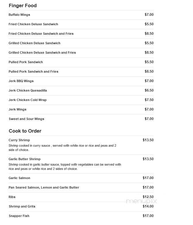 Kingston Grill - Daytona Beach, FL menu_pic