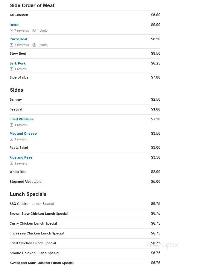 Kingston Grill - Daytona Beach, FL menu_pic