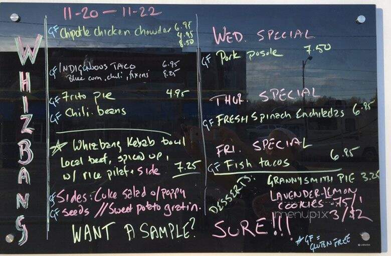 The Whizbang Dine-Out - Pawhuska, OK menu_pic