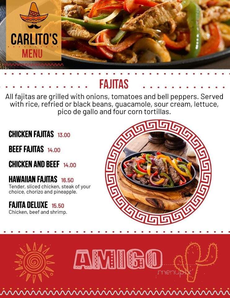 Carlito's Cantina and Sports Bar - Hagerstown, MD menu_pic