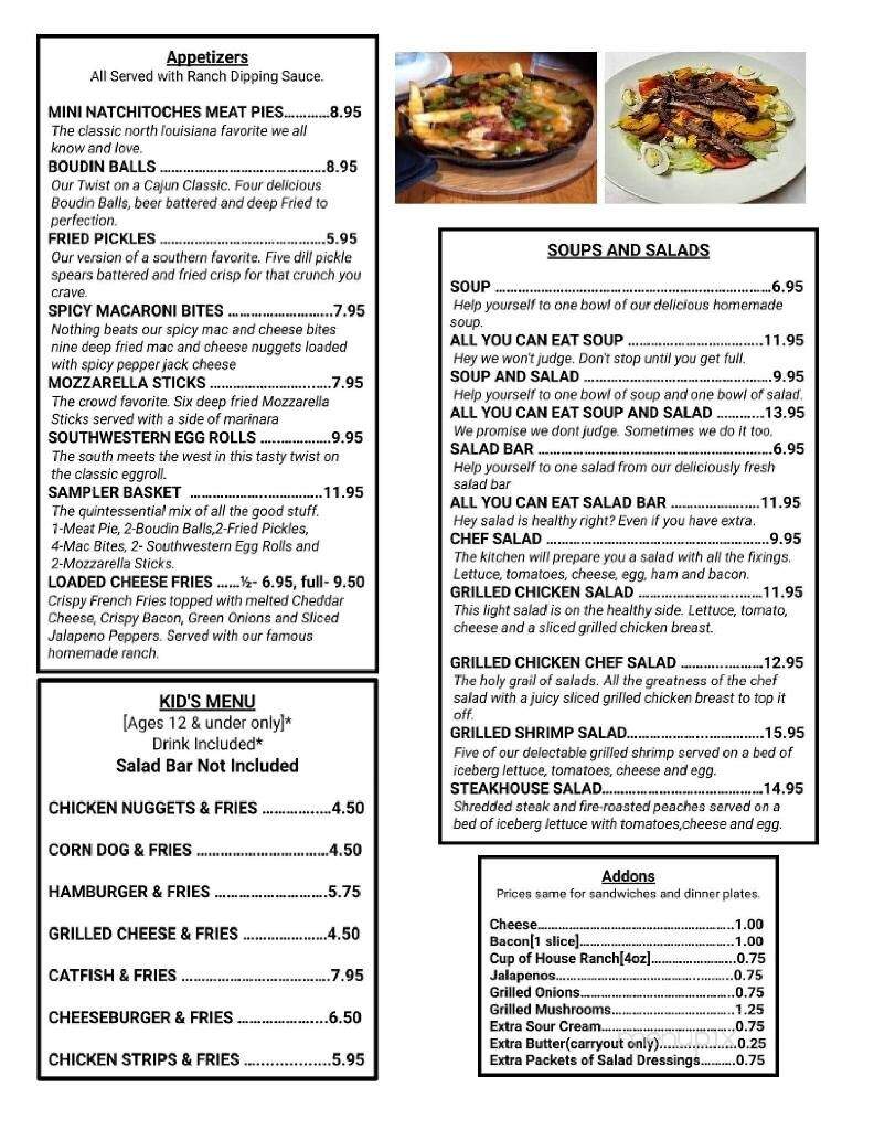 Lynda's Country Kitchen - Winnfield, LA menu_pic